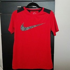 Nike Dri-Fit red youth shirt